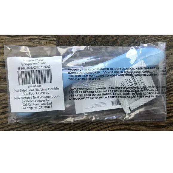 Barefoot Scientist Pro Pedicure File ~ Dual Sided ~ New With Tags ~ FabFitFun - Picture 4 of 5